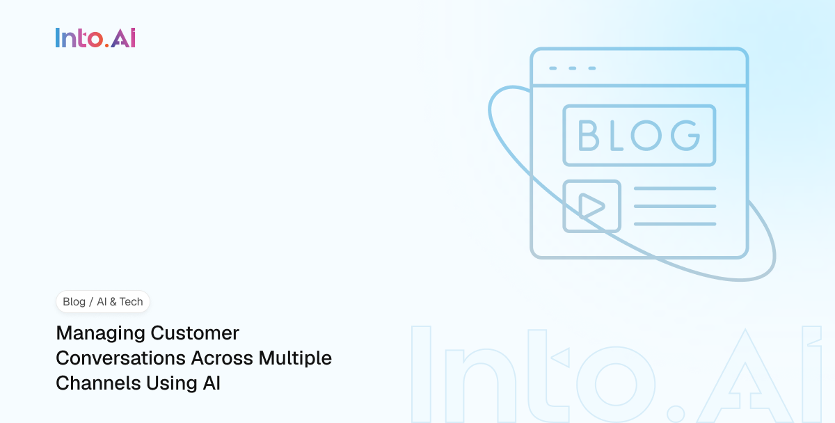 Managing Customer Conversations Across Multiple Channels Using AI ...